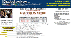 Desktop Screenshot of discjockeysnow.com